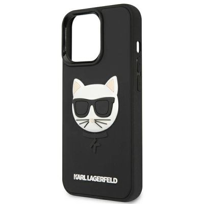 6. Karl Lagerfeld 3D Rubber Choupette Case für iPhone 13 Pro / iPhone 13 - Schwarz