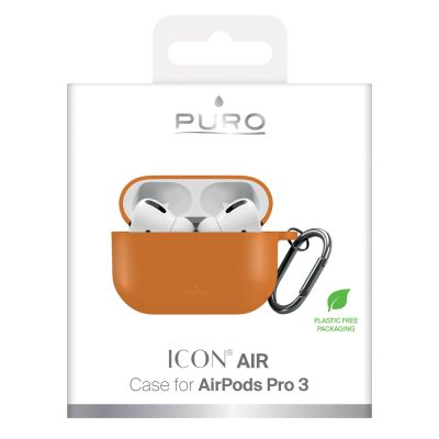 6. Puro Icon Hülle für AirPods Pro 3 – Orange