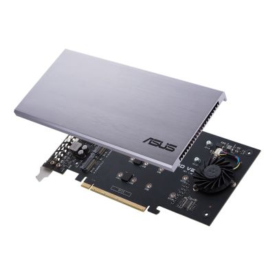 4. ASUS Hyper M.2 PCIe 3.0 x16 Controller, 4x M.2 NVMe (2242/2260/2280/22110) Gen 3