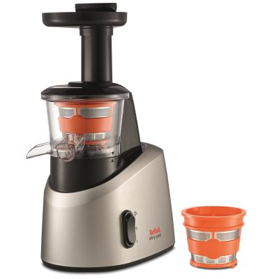 4. Tefal ZC255B Slow Juicer (200W; silber)