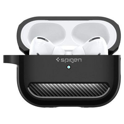 4. Spigen Rugged Armor Hülle für Apple AirPods Pro 1/2 – mattschwarz