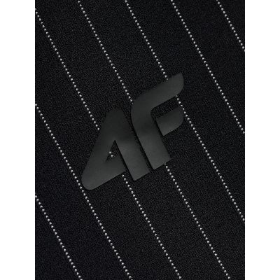 7. Gestreifte Leggings für Damen mit ausgestelltem Bein, Größe 4F 4FRAW26TTIGF383-20S