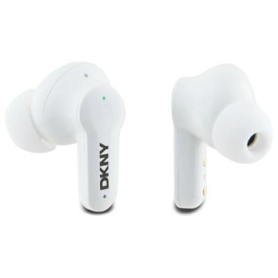 4. DKNY TWS BT 3D Bluetooth-Kopfhörer mit matter Gummioberfläche – Schwarz