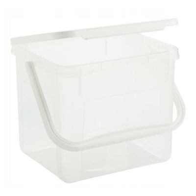 2. ROTHO Waschmittelbehälter 3 kg 4,5 l Transparent/Weiß