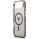 6. Guess IML Gradient Triangle Logo MagSafe Hülle für iPhone Air - Schwarz
