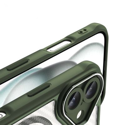 8. Leading Series MagSafe Silikonhülle für iPhone 16 – grün