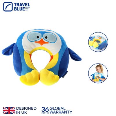 5. TRAVEL BLUE KINDER-REISEKISSEN PINGUIN PUFFY