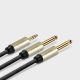 6. Ugreen Kabel Audiokabel Miniklinke 3,5 mm - 2 x Klinke 6,35 mm 2 m grau (AV126)
