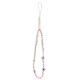 2. Guess, Anhänger GUSTSHPP Phone Strap pink/pink Beads Shell