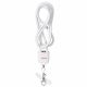 Activejet 3-in-1-Lanyard (weiß) mit Ladekabel. Erhältlich mit verschiedenen Anschlüssen: USB-C, Lightning-Adapter, USB-A.