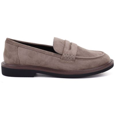 2. Damen-Wildleder-Lords-Schuhe beige Vinceza 62335