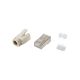 Equip 121182 RJ-45 Stecker, Edelstahl, transparent, weiß