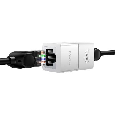 5. Netzwerkkoppler Ethernet RJ-45-Kabelstecker Baseus AirJoy Serie 10 Stück - weiß