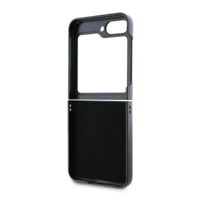 7. Guess Leder 4G Metall-Logo-Hülle für Samsung Galaxy Z Flip 6 – Rosa