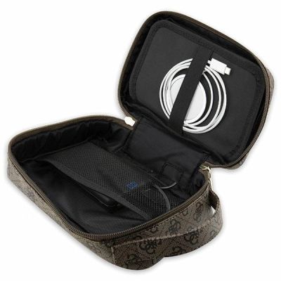 5. Guess Bag GUHBP4RPSW Organizer braun/braun 4G bedruckte Streifen