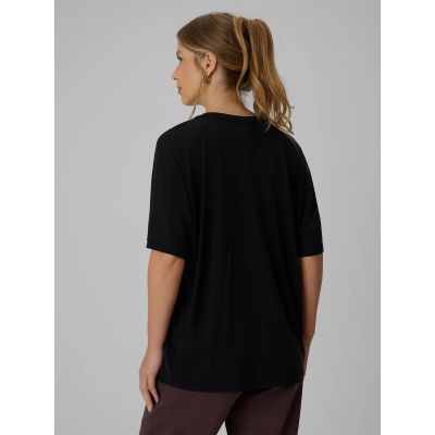 2. Locker geschnittenes Damen-T-Shirt aus Modal, Größe 4F 4FRSS26TTSHF3630-20S