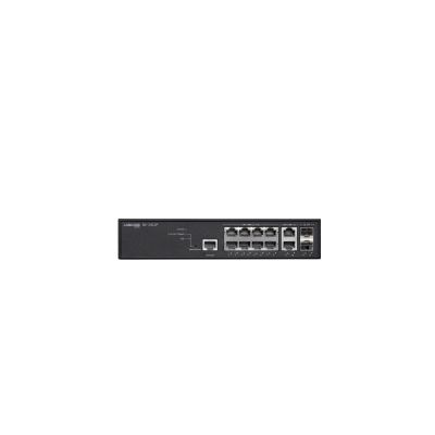 GS-2412P Managed L2+ Gigabit Ethernet (10/100/1000) PoE-Unterstützung Schwarz
