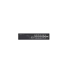 GS-2412P Managed L2+ Gigabit Ethernet (10/100/1000) PoE-Unterstützung Schwarz