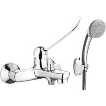 Klinik-Badewannenarmatur mit Hebelbrause-Set