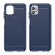 8. Carbon Case für Realme Narzo 50 5G flexible Silikon-Carbon-Hülle schwarz