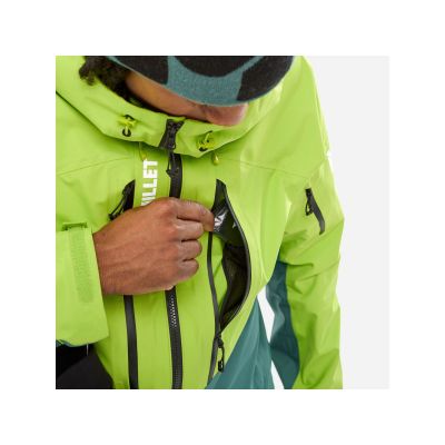6. MILLET M MHITE 3L JKT Herren-Skijacke grün