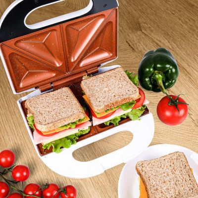 19. ELDOM SANDWICHMAKER ST11B RUDDY 750 W WEISSE KERAMIKPLATTEN