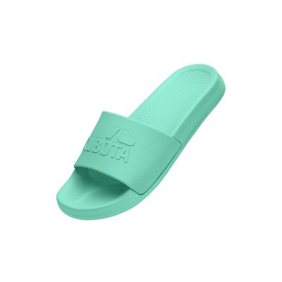 15. Kubota Basic Plain Pool Flip-Flops Mint K25SS-101-004-27-1
