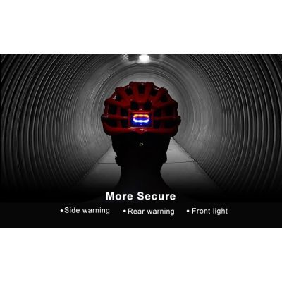 4. Rockbros MTB-Fahrradhelm in Hellrot, Größe 57-62 cm