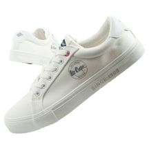 Lee Cooper Herren-Sportschuhe, modische weiße Sneaker, bequem