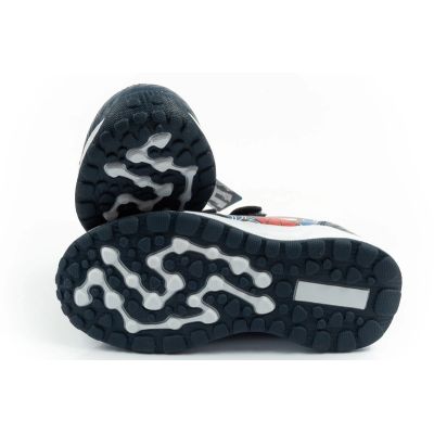 9. Leomil Kinder-Sportschuhe Spiderman Sneaker, leicht, mit Klettverschluss, schwarz/blau
