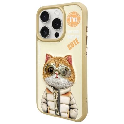 2. Nimmy Cool&Cute 2.0 Cat Case für iPhone 15 Pro - Grün