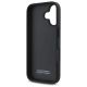 7. BMW M Perforiertes Tricolor Detail Line iPhone 16 Hülle - Schwarz