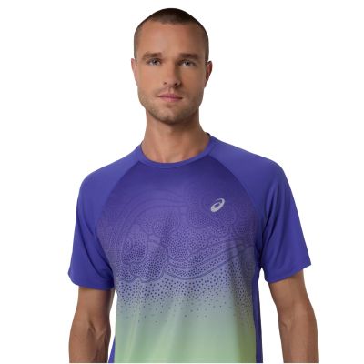 3. ASICS Road Fade SS Top 2011D512-401 Blau L