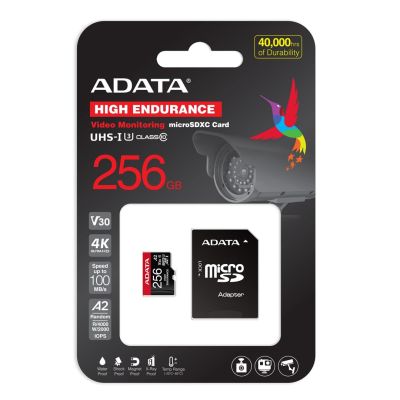 5. ADATA MicroSDXC 256 GB Klasse 10 UHS-I/U3 A2 V30
