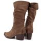 5. Beige Velourslederstiefel Vinceza 58597