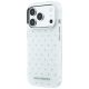 2. Karl Lagerfeld IML Strass-Hülle mit galvanisiertem Logo für iPhone 17 Pro / 18 Pro – Weiß