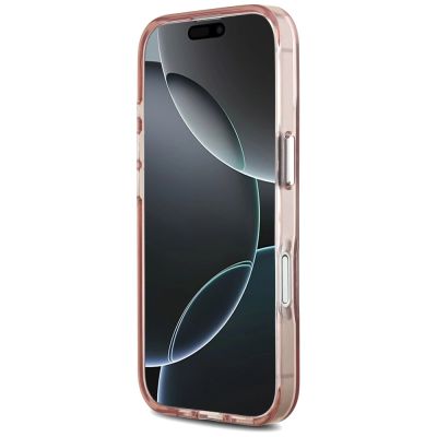 5. Karl Lagerfeld IML Choupette Sketch Logo MagSafe iPhone 17 Hülle - Pink