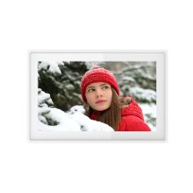 Denver PFF-1021WHITE Digitaler Bilderrahmen, Weiß, 25,6 cm (10,1") Touchscreen, WLAN