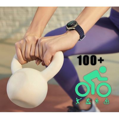 8. RUBICON RNCF15 Damen-Smartwatch Titan/Hellbraun SMARUB260