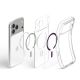 6. Spigen Ultra Hybrid Mag MagSafe Hülle für iPhone 18 Pro Max / 17 Pro Max – transparent-burgunderrot
