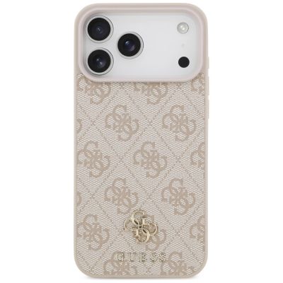 3. Guess 4G Small 4G und Classic MagSafe Hülle für iPhone 17 Pro Max – pink