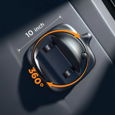 11. Joyroom JR-ZS354 Telefonhalter mit Saugnapf für Auto, Büro, Zuhause – Schwarz