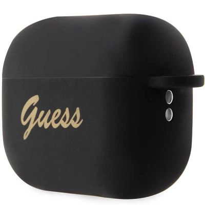 3. Guess GUAP2LSCHSK AirPods Pro 2 Cover schwarz/schwarz Silikon Charm Heart Collection