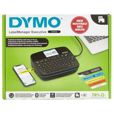 9. DYMO LabelManager 640CB 6/9/12/19/24 mm D1 Qwerty-Band
