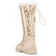 24. Rieker W RKR640 wasserdichte hohe Schneestiefel beige