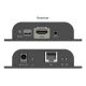 6. HDMI 4K/60Hz Twisted-Pair-Extender Cat.6 über IP 1G oder bis zu 120 m/200 m, max. 253 Empfänger, IR-Steuerung – Set