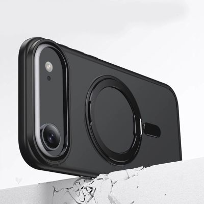 4. Tech-Protect MagRing MagSafe Hülle für iPhone 17 Air - Schwarz