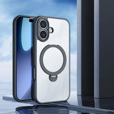 3. Dux Ducis Aimo Mag Case mit Magnetring und Ständer für iPhone 17 – Schwarz