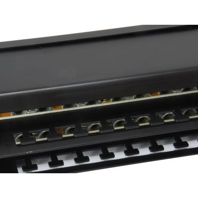 4. 19-Zoll-Patchpanel 48xRJ45 Cat6 FTP 1U 250MHz RAL9005