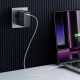 16. GaN-Ladegerät UK Joyroom JR-TCG05UK 140 W 3x USB-C USB-A + USB-C / USB-C-Kabel 240 W 1,2 m